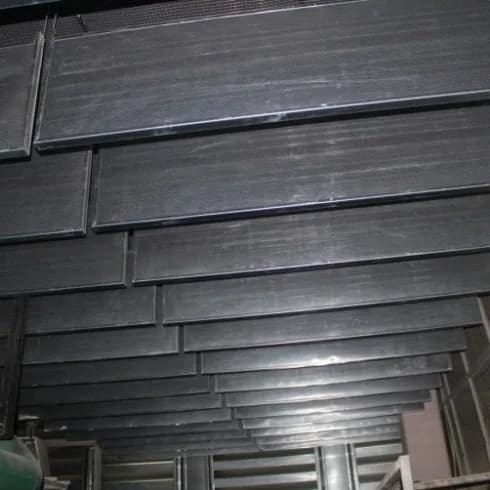 Endüstriyel gürültü kontrolü için metal akustik baffle elemanları
